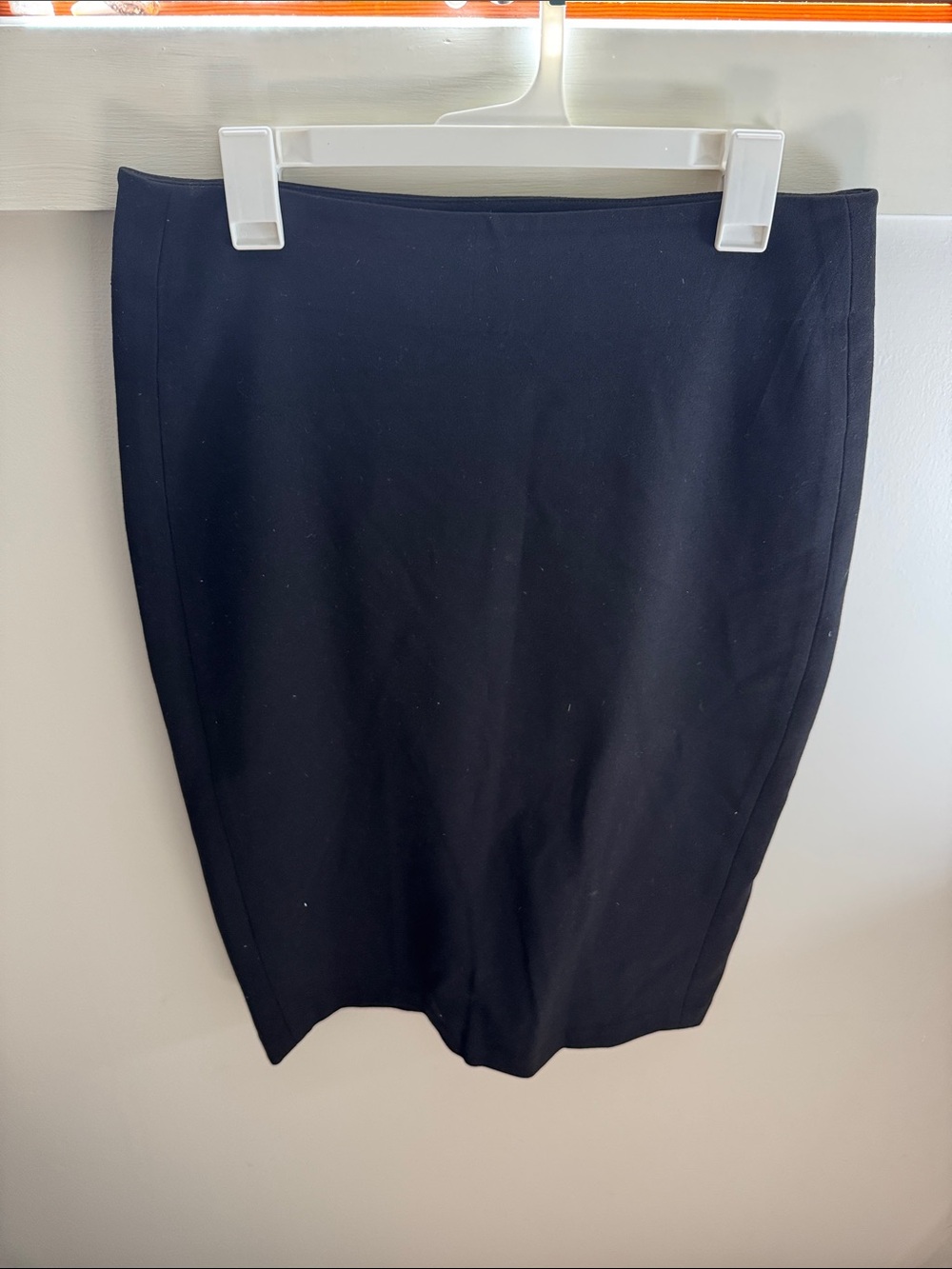Vince Camuto Black Pencil Skirt Stretch Knee Length Work Office Career Size M
